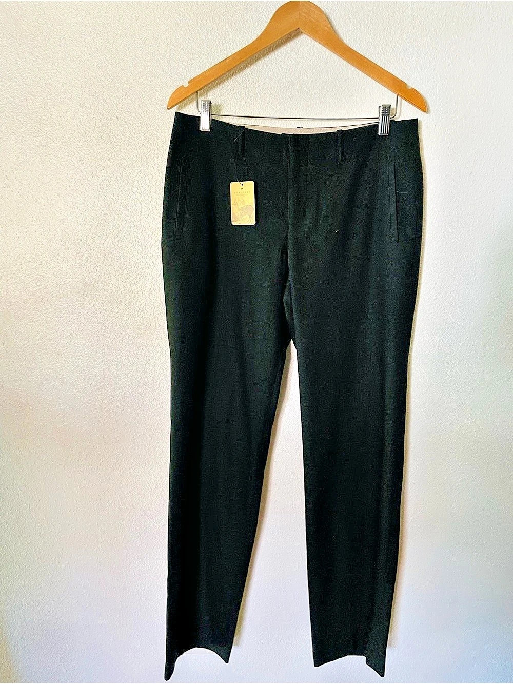 Peruvian Connection Dark Brown Audrey Trousers Size 10 NWT